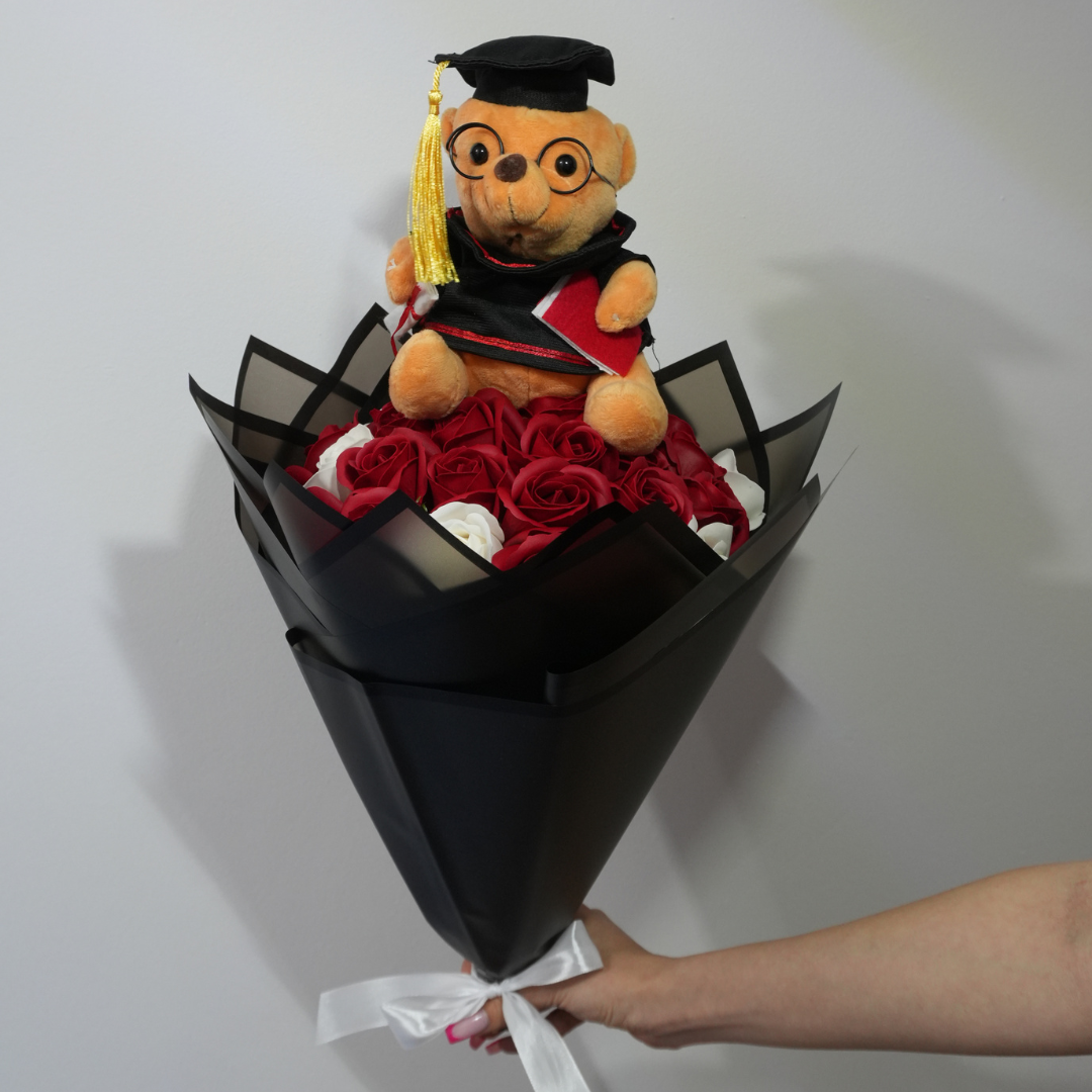 🎓 Buchet Trandafiri Premium Absolvire