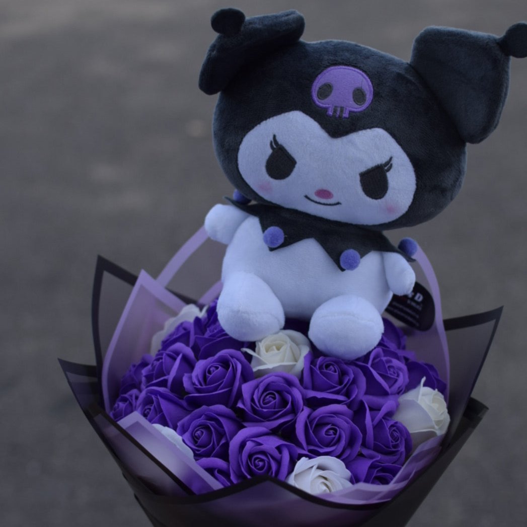 Buchet trandafiri Kuromi