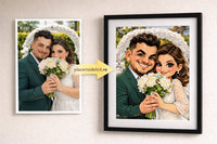 👉 Tablou Personalizat Stil Caricatură Premium