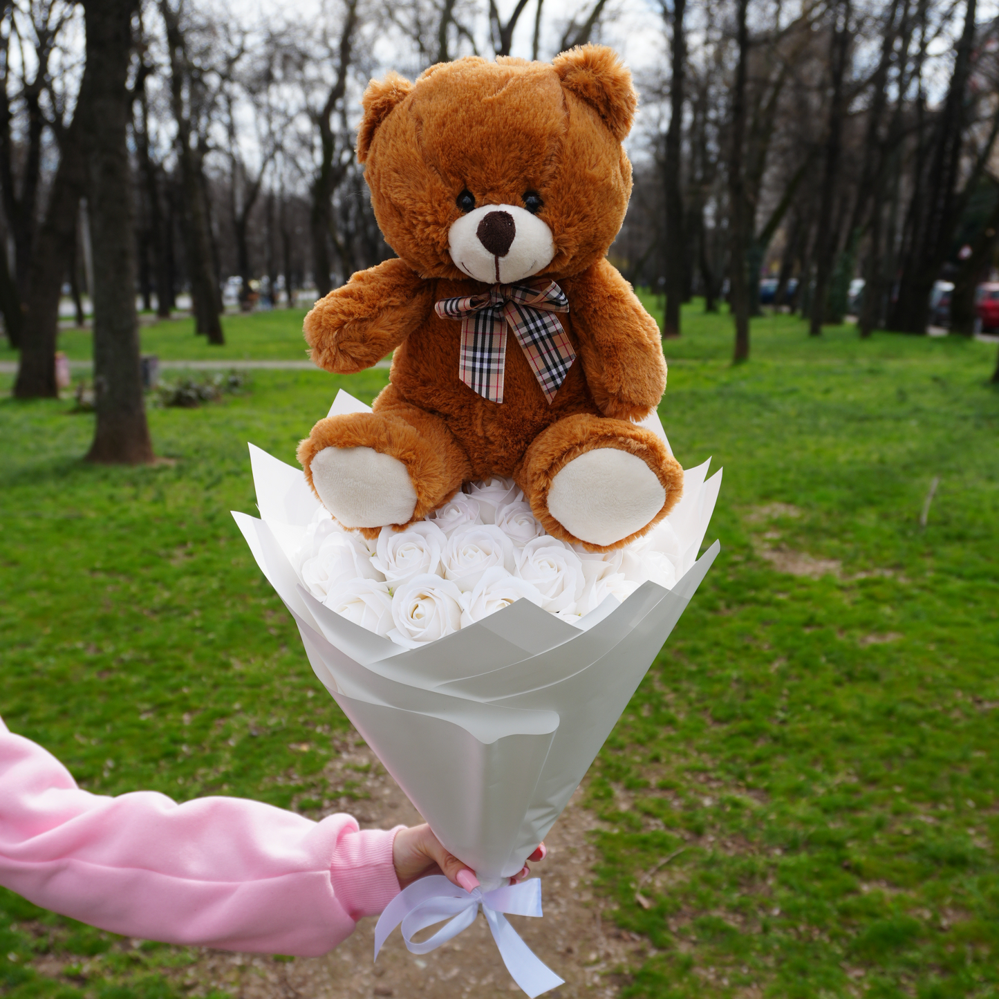 Buchet cu Ursuleț Premium