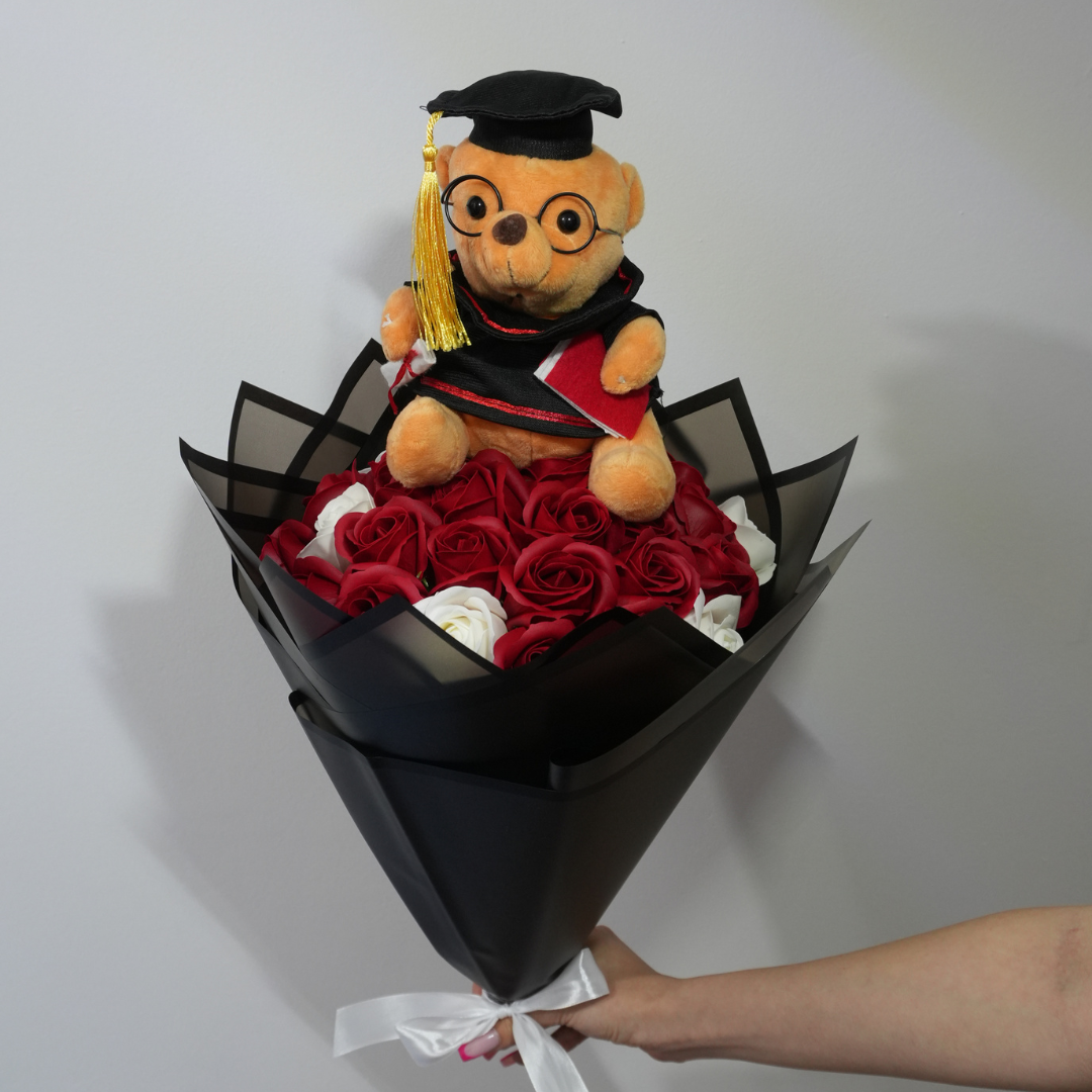 🎓 Buchet Trandafiri Premium Absolvire