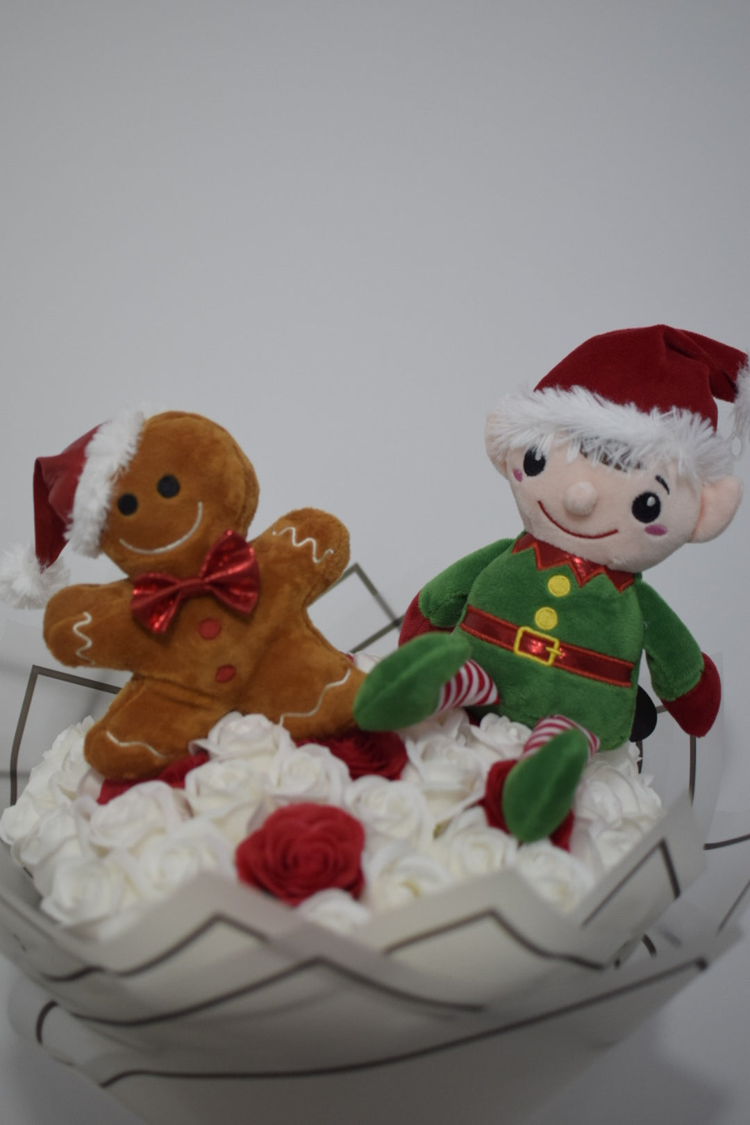 Buchet Special Crăciun - Spiriduș + Turtă Dulce