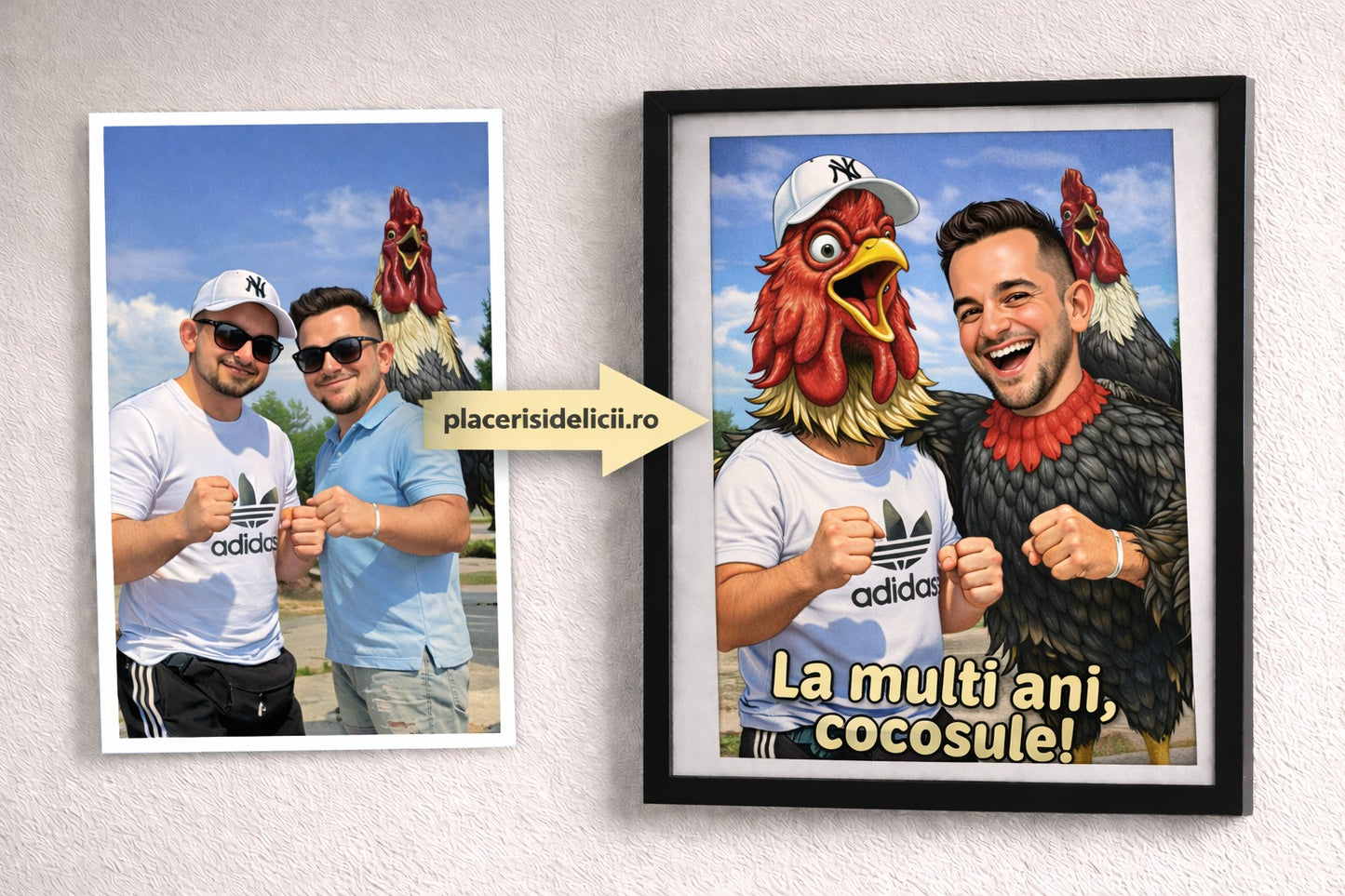 Tablou Personalizat Stil Caricatură Premium